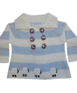 Velvet Trim Pram Coat