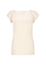 Load image into Gallery viewer, 26129- Cream Lace Top - Soya Concept