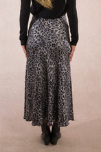 Load image into Gallery viewer, Leopard Print Satin Skirt - Molly Bracken