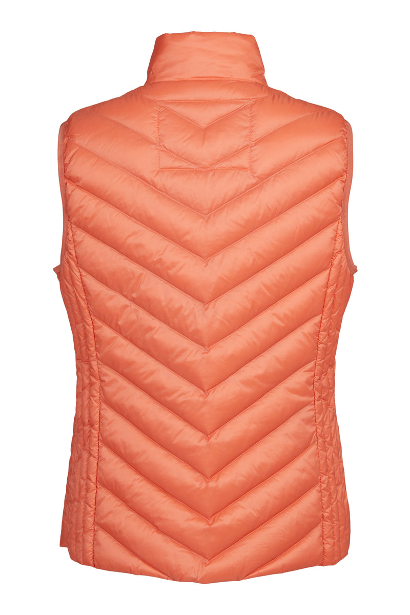 629Orange Duck Down Gilet Frandsen Fifty Seven Boutique