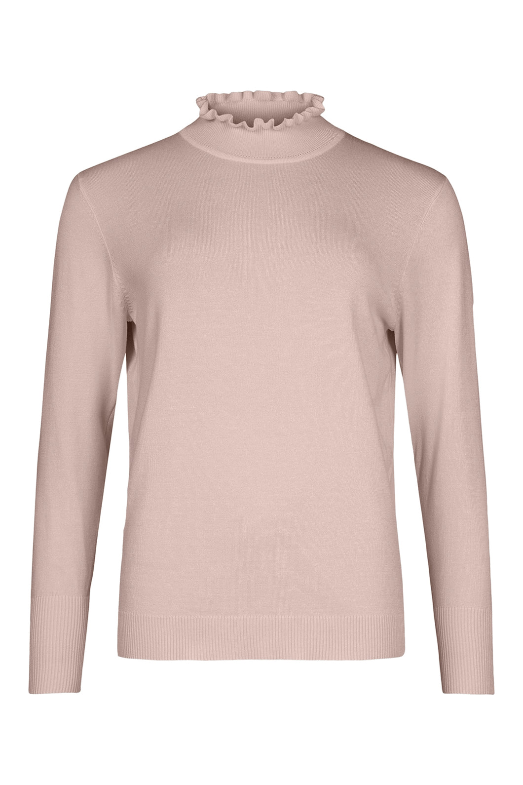 6258 - Basic Jumper with Neck Detail - Baby Pink - Sunday