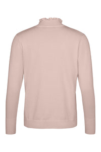 6258 - Basic Jumper with Neck Detail - Baby Pink - Sunday