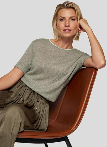 121304 - Green Knit T-shirt - Rabe