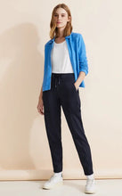 Load image into Gallery viewer, 377352- Navy Cargo Pants - Street One