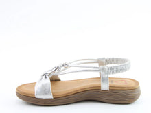 Load image into Gallery viewer, Chime - Silver Sandals - Heavenly Feet