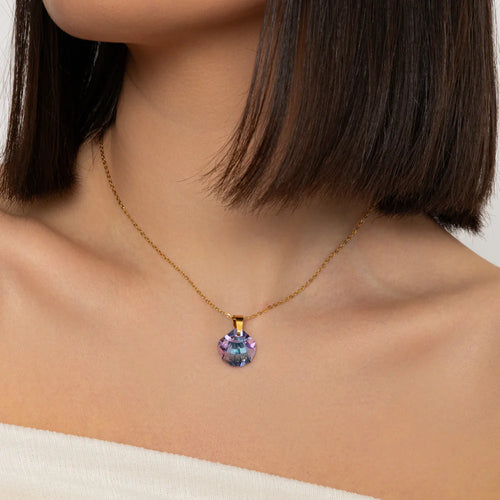 Amethyst Rainbow Necklace - Knight & Day