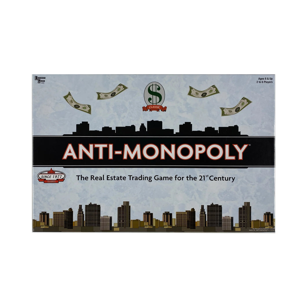 Anti-Monopoly Board Game