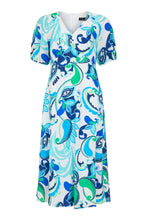 Load image into Gallery viewer, Blue Print Dress - Tia