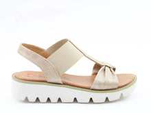 Load image into Gallery viewer, Accord Shimmer - Gold Sandals - Heavenly Feet
