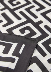 Black Print Scarf - Soya Concept