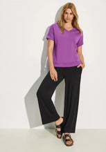 Load image into Gallery viewer, 302782 - V-Neck short sleeve sweatshirt- Cecil
