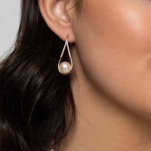 T366ECB - Jayda Faux Pearl Earrings - Knight & Day