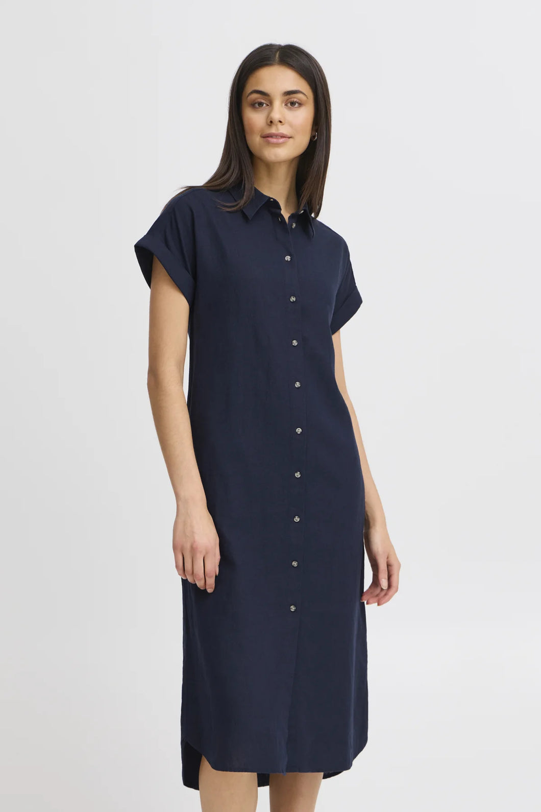 5888 - Frmallia Dress Navy - Fransa
