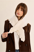Load image into Gallery viewer, Ladies Knitted Scarf Off White - Molly Bracken