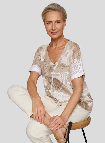 124602 - Printed Pullover - Rabe