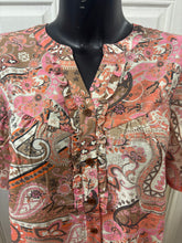 Load image into Gallery viewer, Pink Floral Pattern Blouse - Brandtex