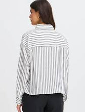 Load image into Gallery viewer, Stripped Shirt with Collar - Fransa