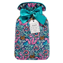 Load image into Gallery viewer, Morris Print Velvet Hot Water Bottle