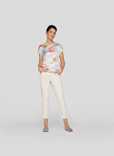 124364 - Floral Printed T-shirt - Rabe