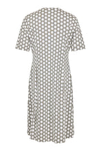 Load image into Gallery viewer, Charcoal Grey Circle Print  Dress- Sunday