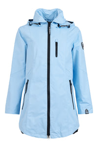 1223- Powder Blue Waterproof Raincoat - Normann