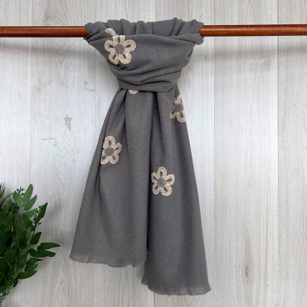 Flower Pattern Scarf