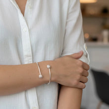Load image into Gallery viewer, Silver Pebbles Bangle - Yvonne Bolger Jewellery