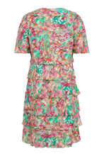 Load image into Gallery viewer, 6259- Green Pink Print Dress Dress-Sunday
