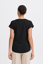 Load image into Gallery viewer, Black V-neck Top - b.young
