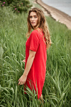 Load image into Gallery viewer, 6083 - Tunic Dress - Red  - Sunday