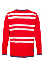 Load image into Gallery viewer, 6428 - Striped Jumper - Red - Sunday