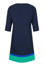 Load image into Gallery viewer, 78913 - Straight Dress with Striped Hem - Tia
