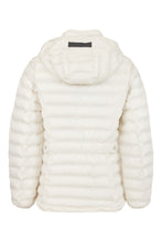 Load image into Gallery viewer, 212 - White Padded Jacket with Black Contrast - Fransden