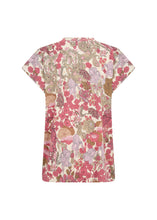 Load image into Gallery viewer, Pink Pattern Short Sleeve Top - Soya Concept