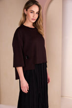 Load image into Gallery viewer, Black &amp; Choko Two Piece Crushed Dress With Overtop - Naya