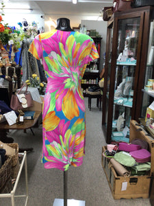 78774-Tropical Print Dress-Tia