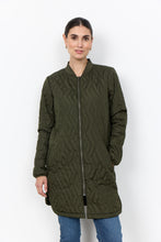 Load image into Gallery viewer, Quilted Forest Green Jacket - Soya Concept