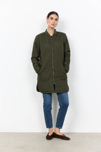Load image into Gallery viewer, Quilted Forest Green Jacket - Soya Concept