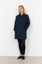 Load image into Gallery viewer, Quilted Navy Jacket - Soya Concept