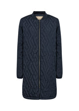 Load image into Gallery viewer, Quilted Navy Jacket - Soya Concept