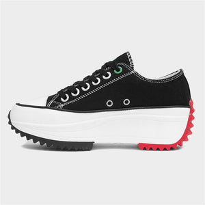 Strata Canvas Trainer - Black - Heavenly Feet