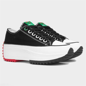 Strata Canvas Trainer - Black - Heavenly Feet