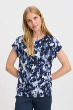 Load image into Gallery viewer, 0634- Short Sleeve T-shirt- Vintage Blue - Fransa