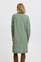Load image into Gallery viewer, 4681- Half Zip Jumper Dress- Green- Fransa