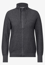 Load image into Gallery viewer, 253869- Charcoal Zip Cardigan - Cecil