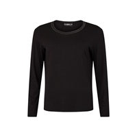 Load image into Gallery viewer, 54113 - Black Long Sleeve Top - Habella