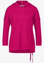 Load image into Gallery viewer, 302721-Cerise Mesh Sleeve Hoody - Cecil