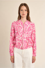 Load image into Gallery viewer, Magenta Floral Woven Jacket - Molly Bracken