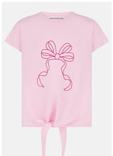 Load image into Gallery viewer, Causeway Tie Top - Pink Bow - Little Lighthouse