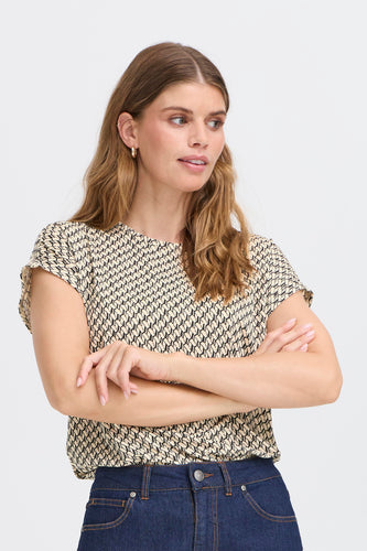 Short Sleeve T-Shirt - Feather Grey - Fransa